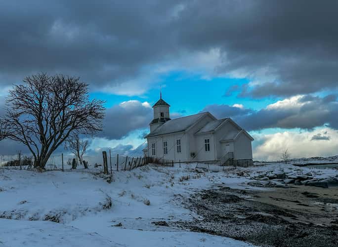 Gimsøy Church, Lofoten
