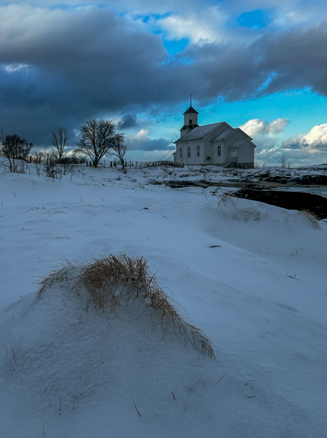 Gimsøy Church, Lofoten, Norway