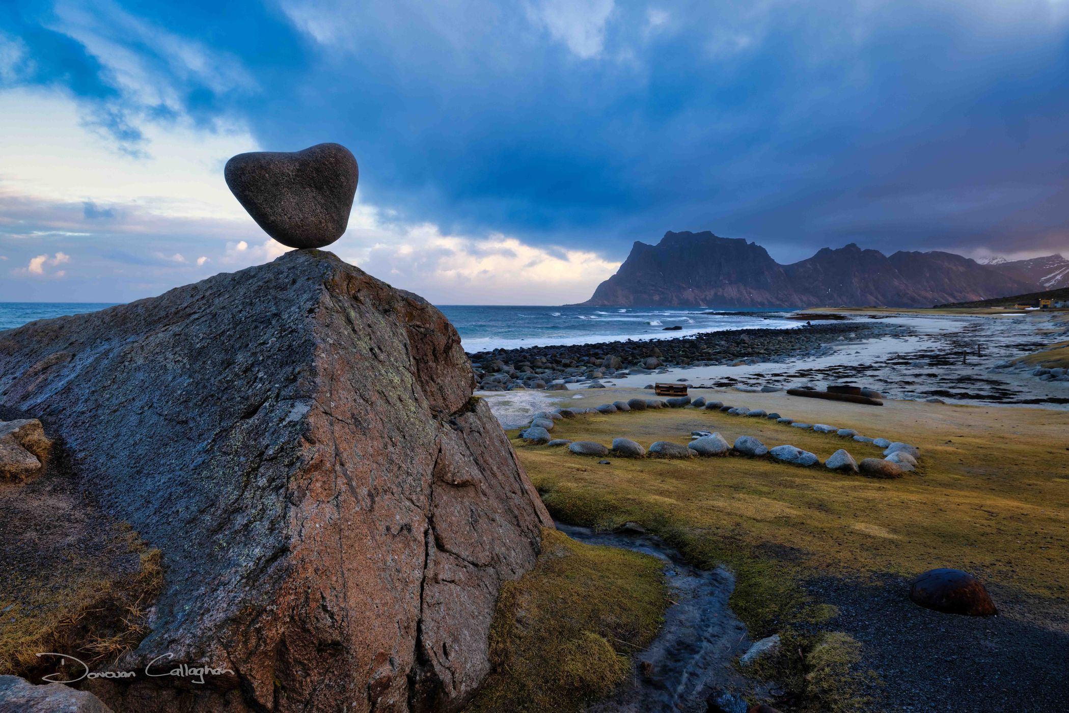 Heart Rock, Uttakleiv Beach, Norway