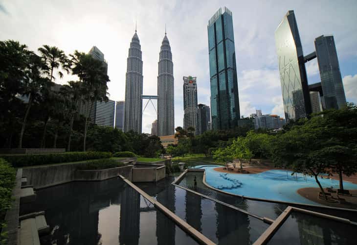 KLCC Park at Petronas Twin Towers