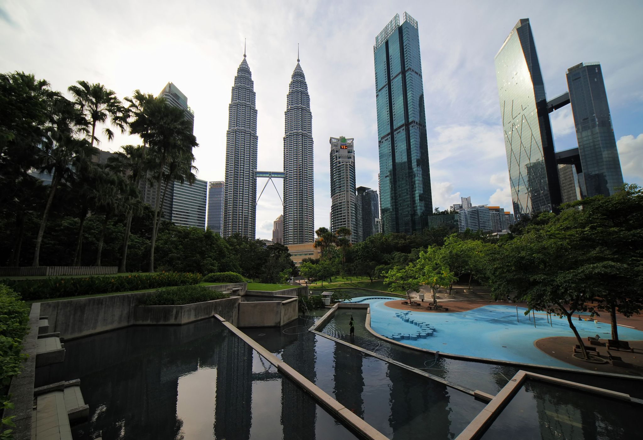 KLCC Park at Petronas Twin Towers, Malaysia
