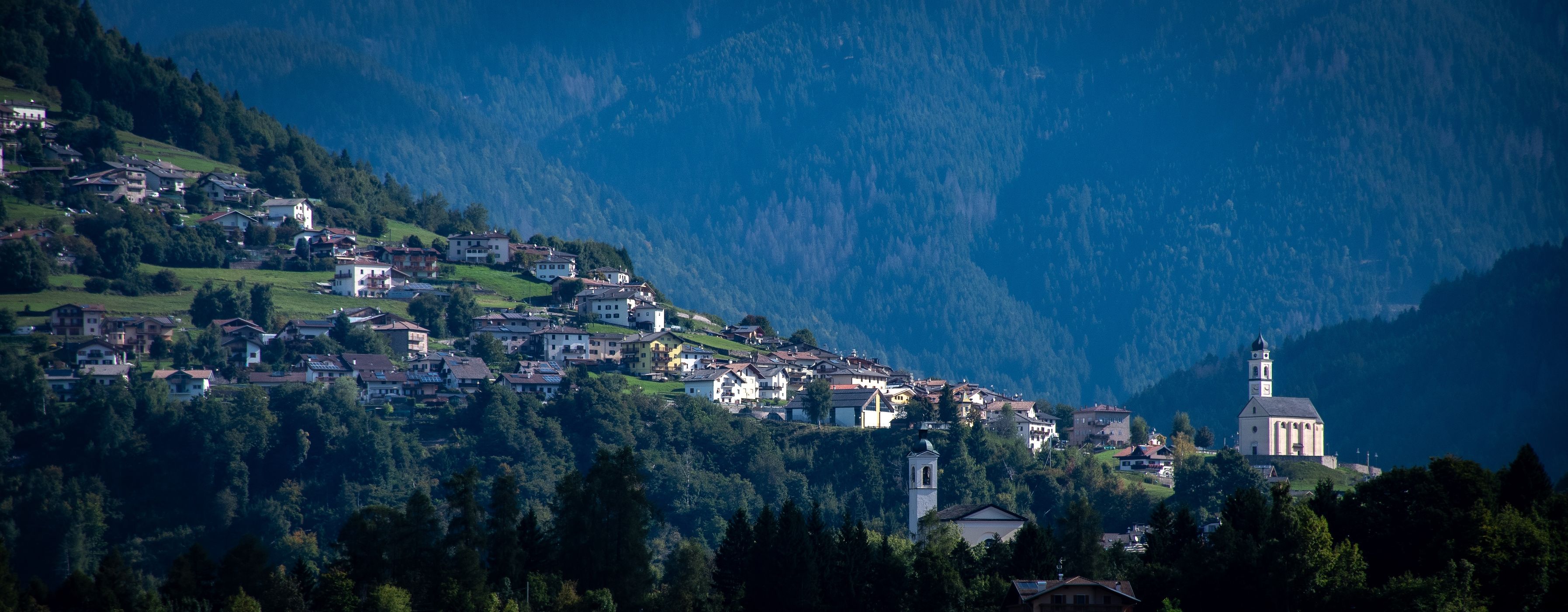 Lakeview in the Alps, Italy