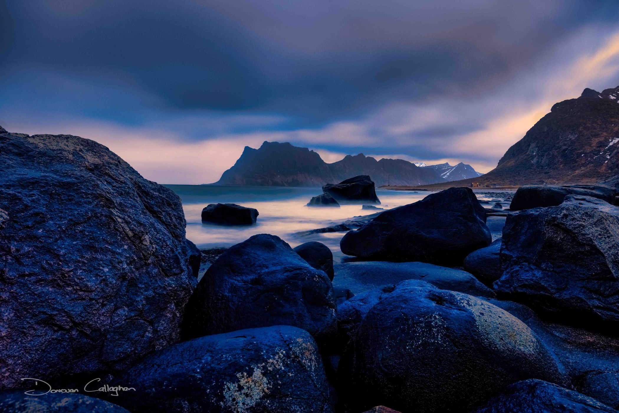Left view, Uttakleiv Beach, Norway