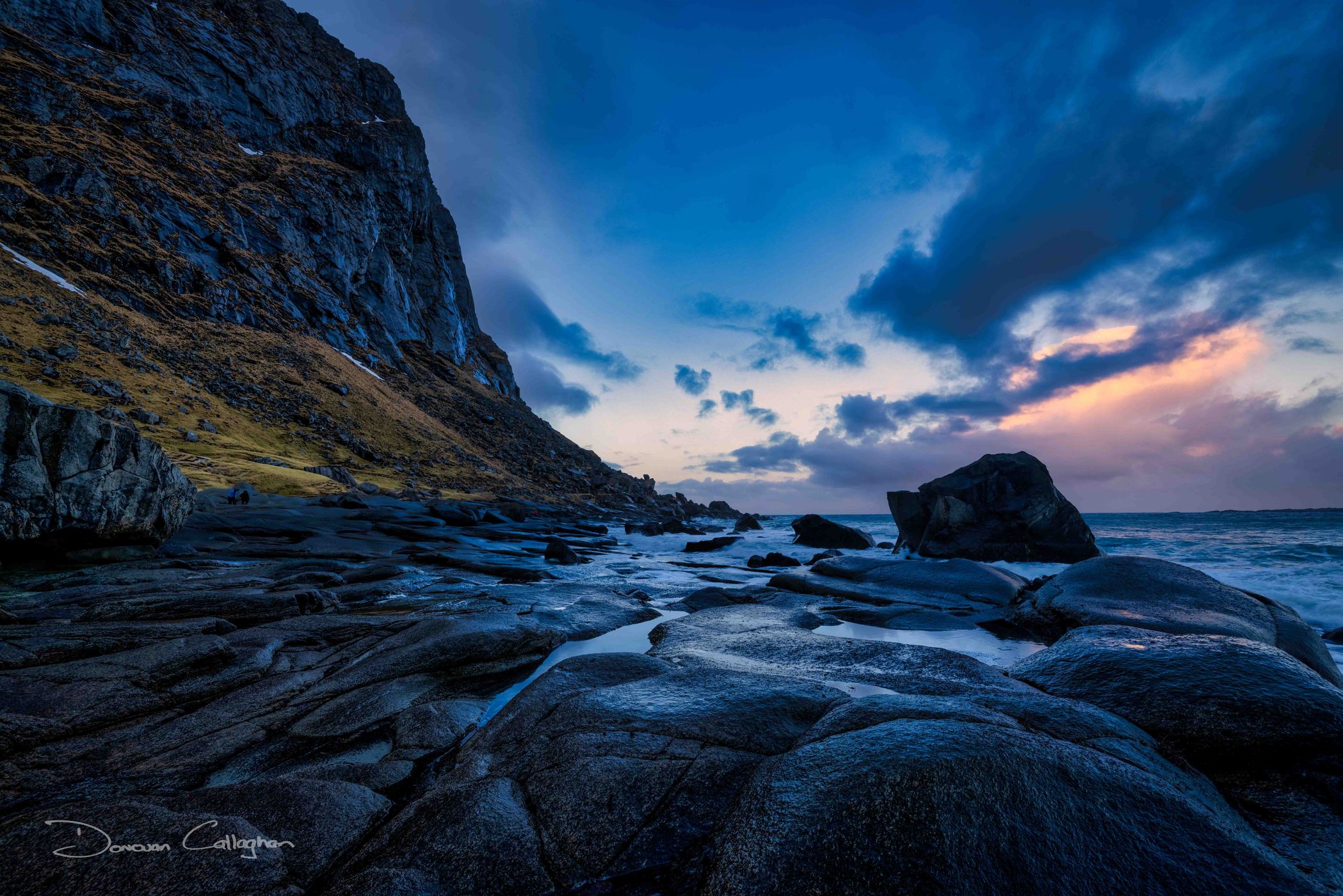 Left view, Uttakleiv Beach, Norway