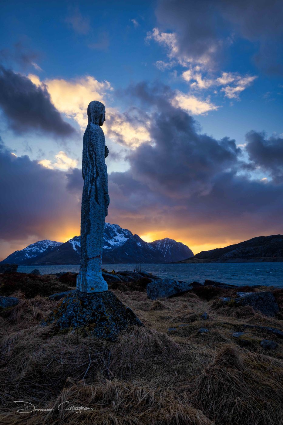 Lilleeid Statue, Gravdal, Norway