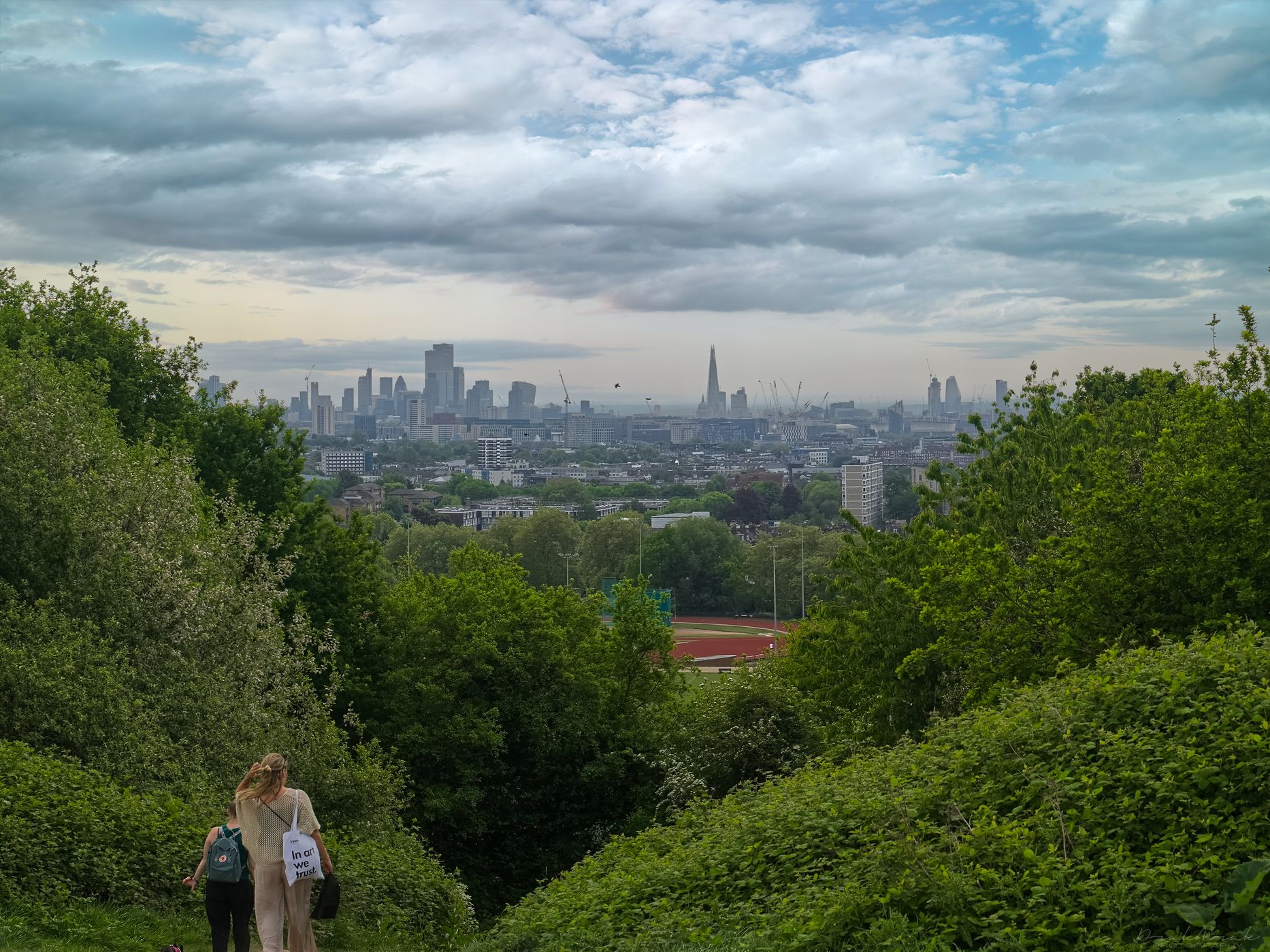 London Cityscape from parliament hill, United Kingdom