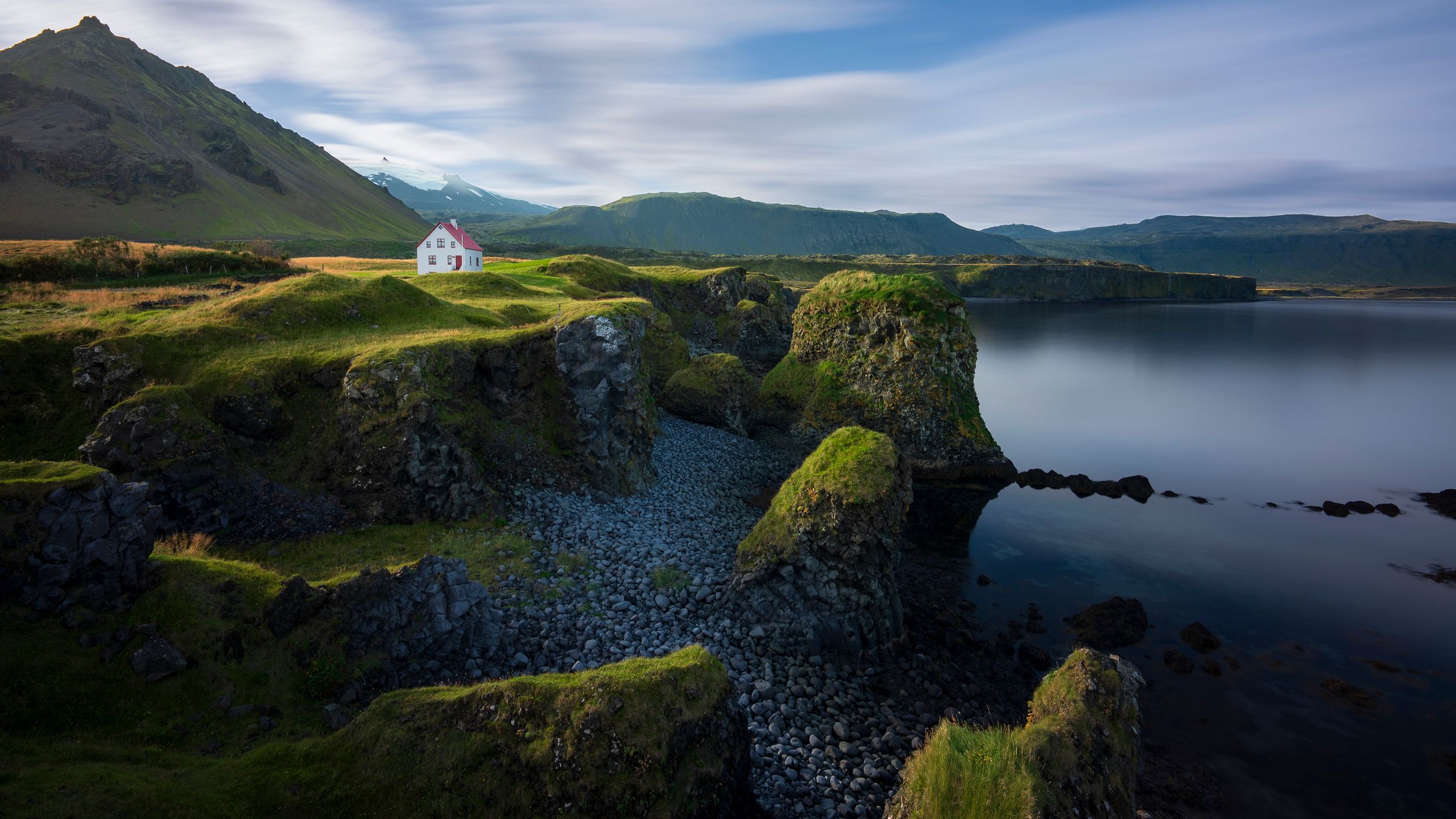 Lonely House in Arnarstapi, Iceland