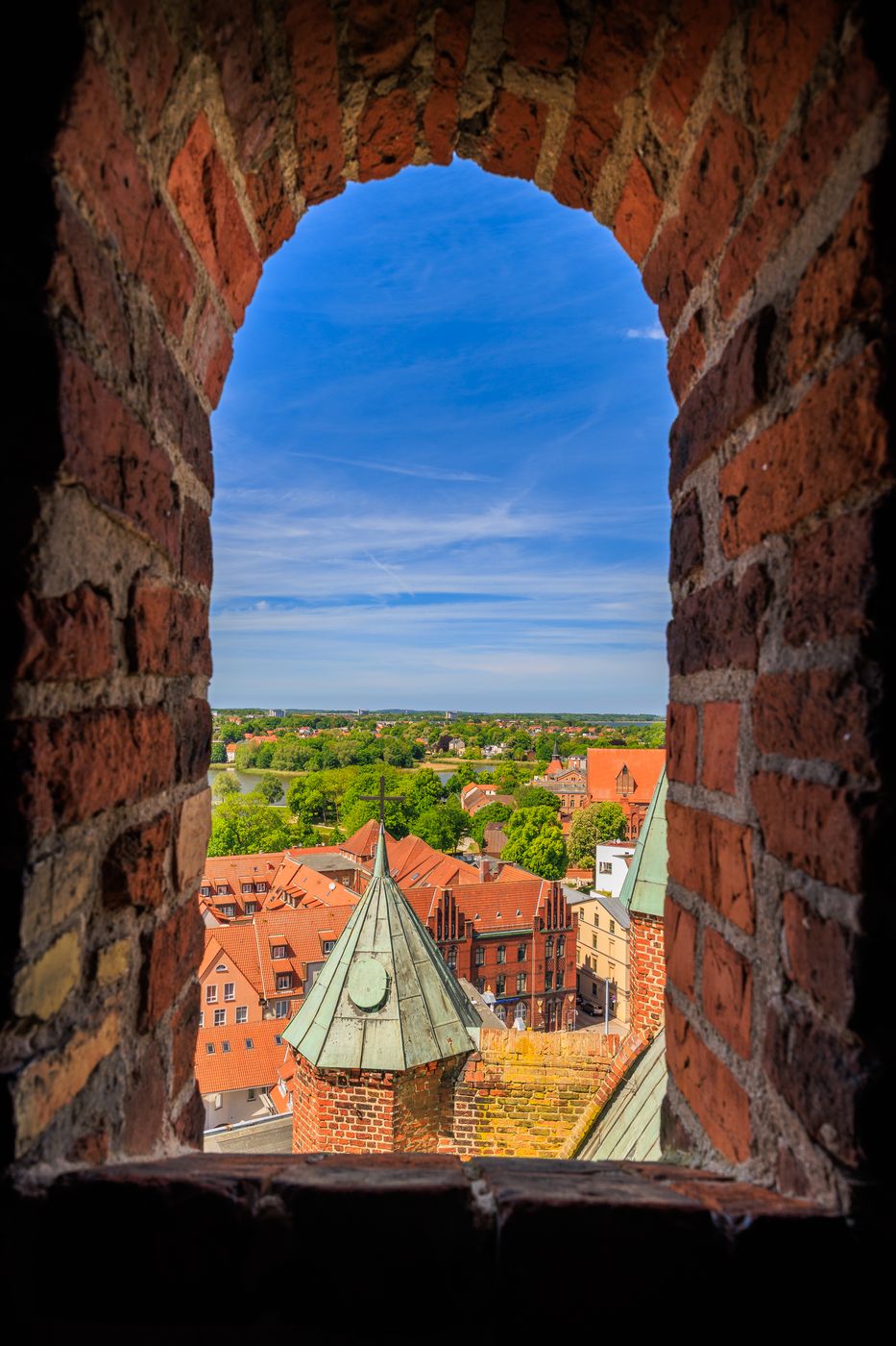 View from Marienkirche Stralsund, Germany