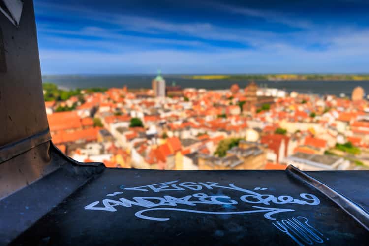 View from Marienkirche Stralsund