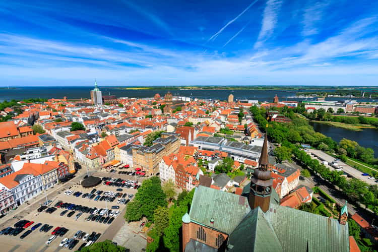 View from Marienkirche Stralsund