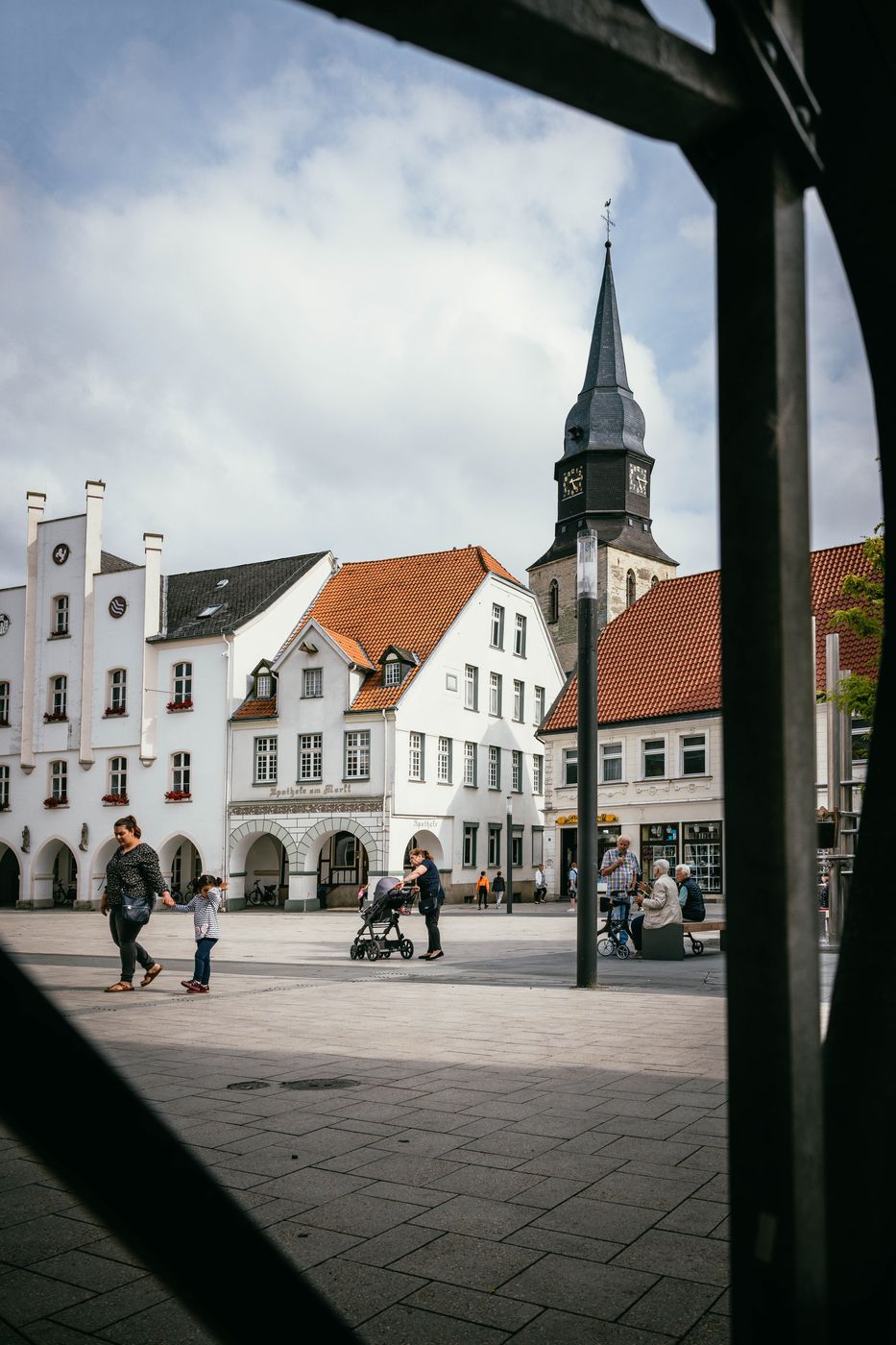 Marktplatz Beckum, Münsterland, Germany
