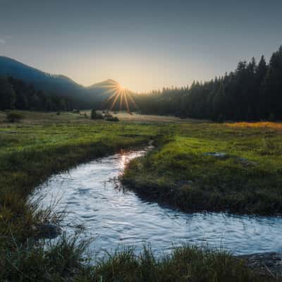 Meanders of the Lužňanka River, Slovakia (Slovak Republic)
