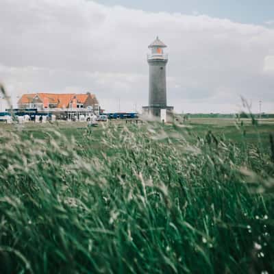 Memmertfeuer lighthouse, Juist, Germany