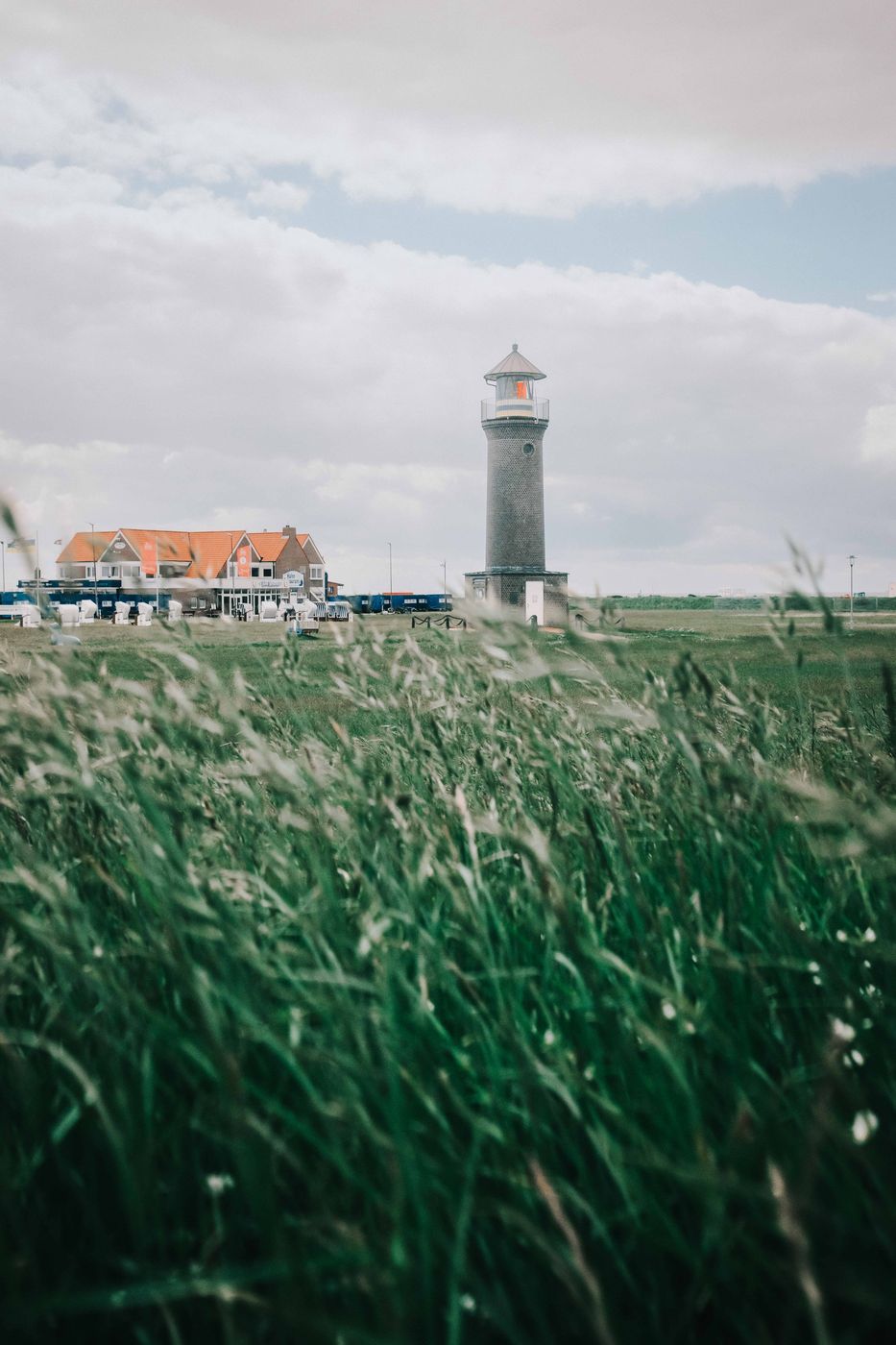 Memmertfeuer lighthouse, Juist, Germany
