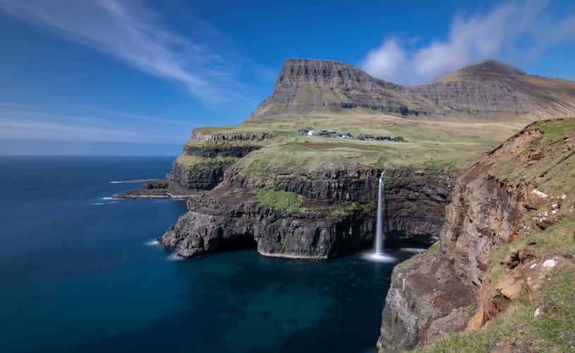 Múlafossur Waterfall