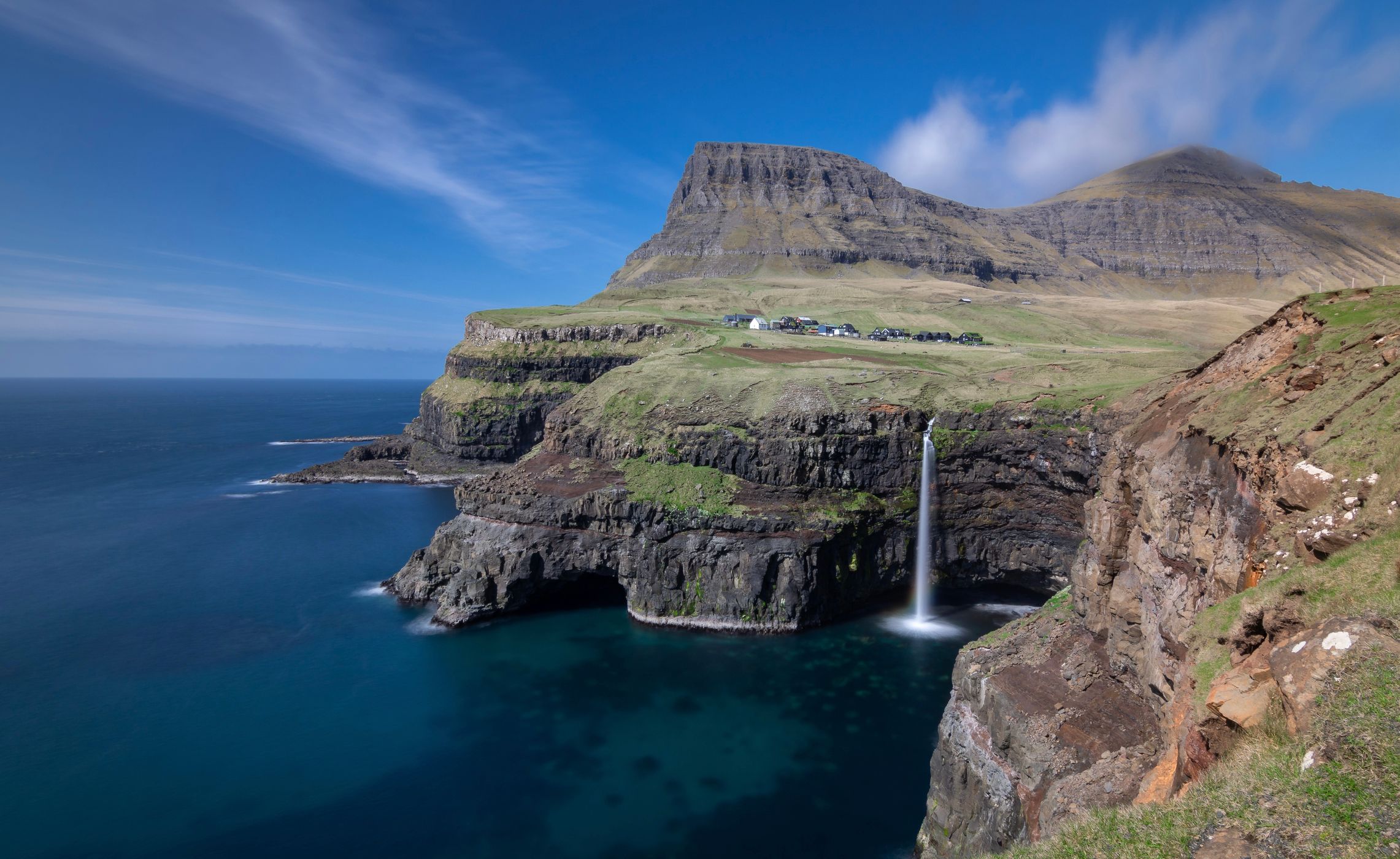 Múlafossur Waterfall, Faroe Islands