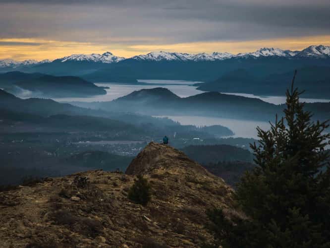 Nahuel Huapi Lake from San Martín Hill