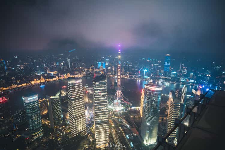 Observation deck of Jin Mao Tower