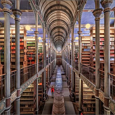Old University Library in Copenhagen, Denmark