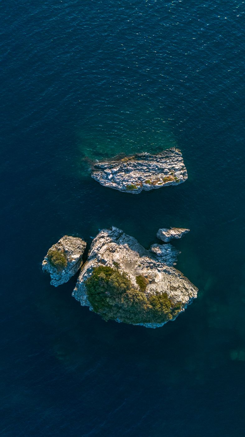 Parga rocky islands, Greece