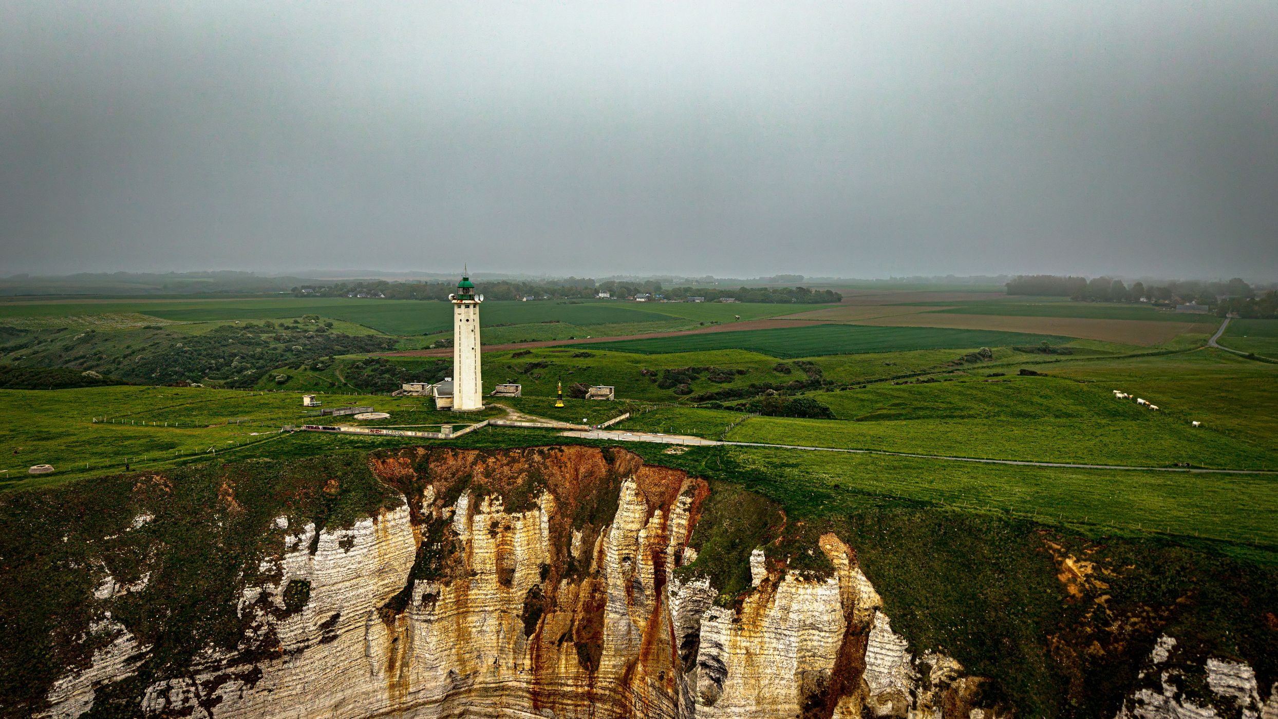 Phare d'Antifer (Drone), France