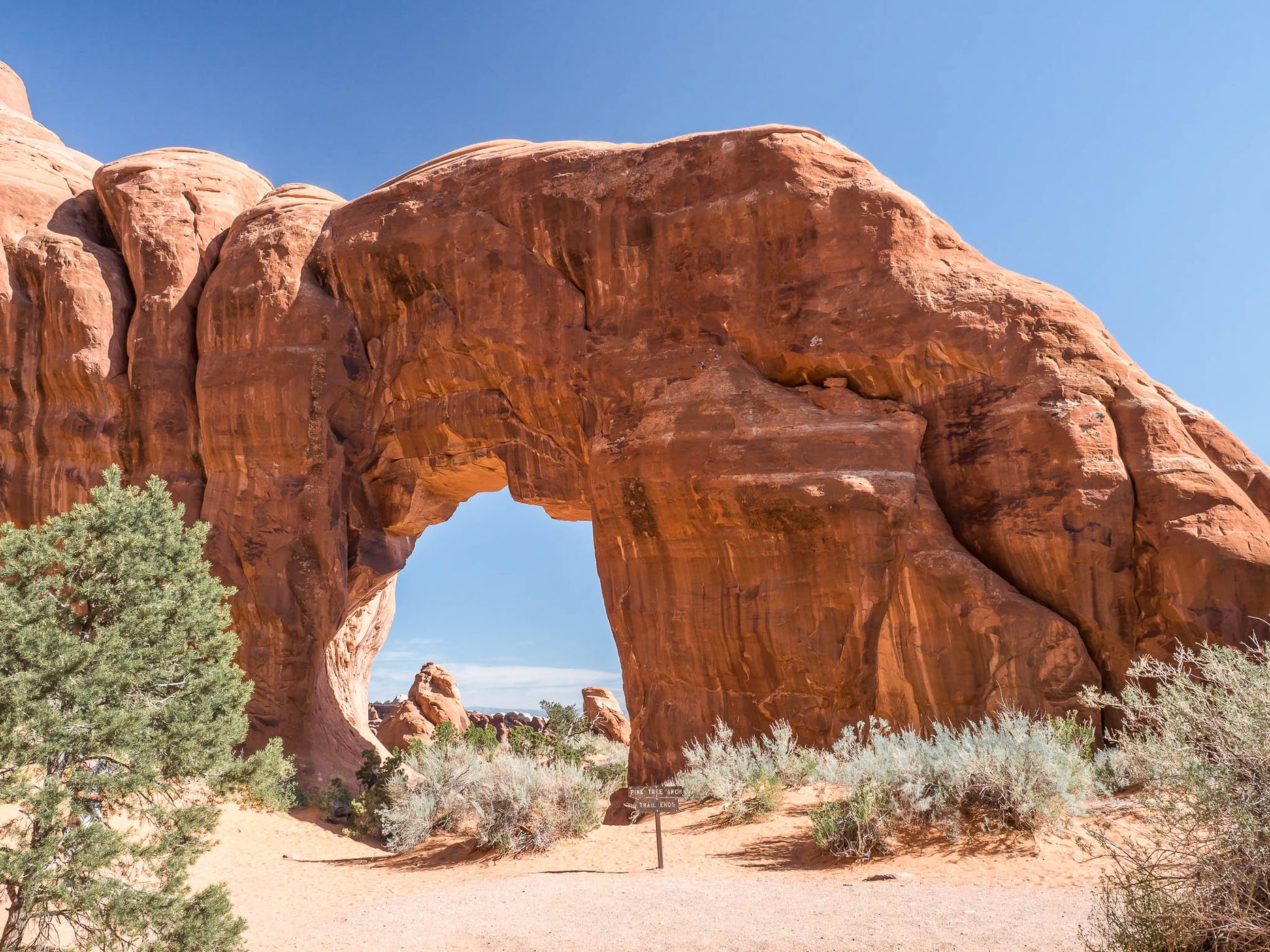 Pine Tree Arch, Arches National Park,Moab, Utah, USA
