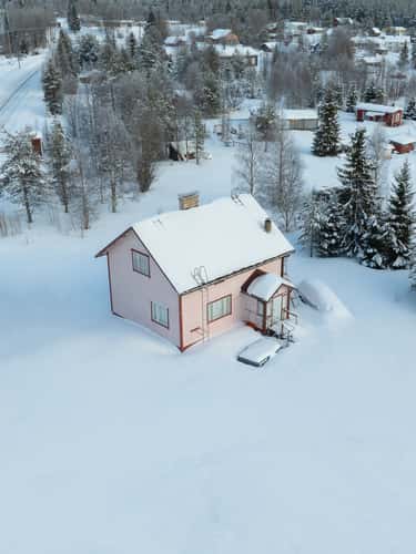Pink cabin