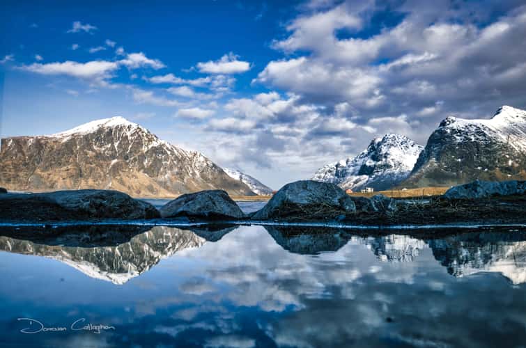 reflections, Rambergstranda, Ramberg