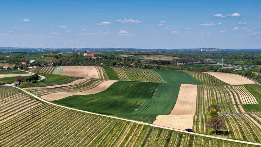 Rolling Hills with chapel