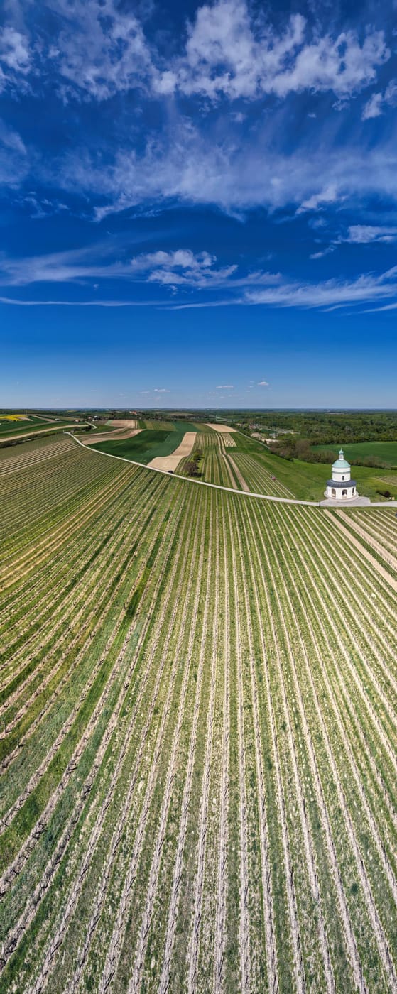 Rolling Hills with chapel, Austria