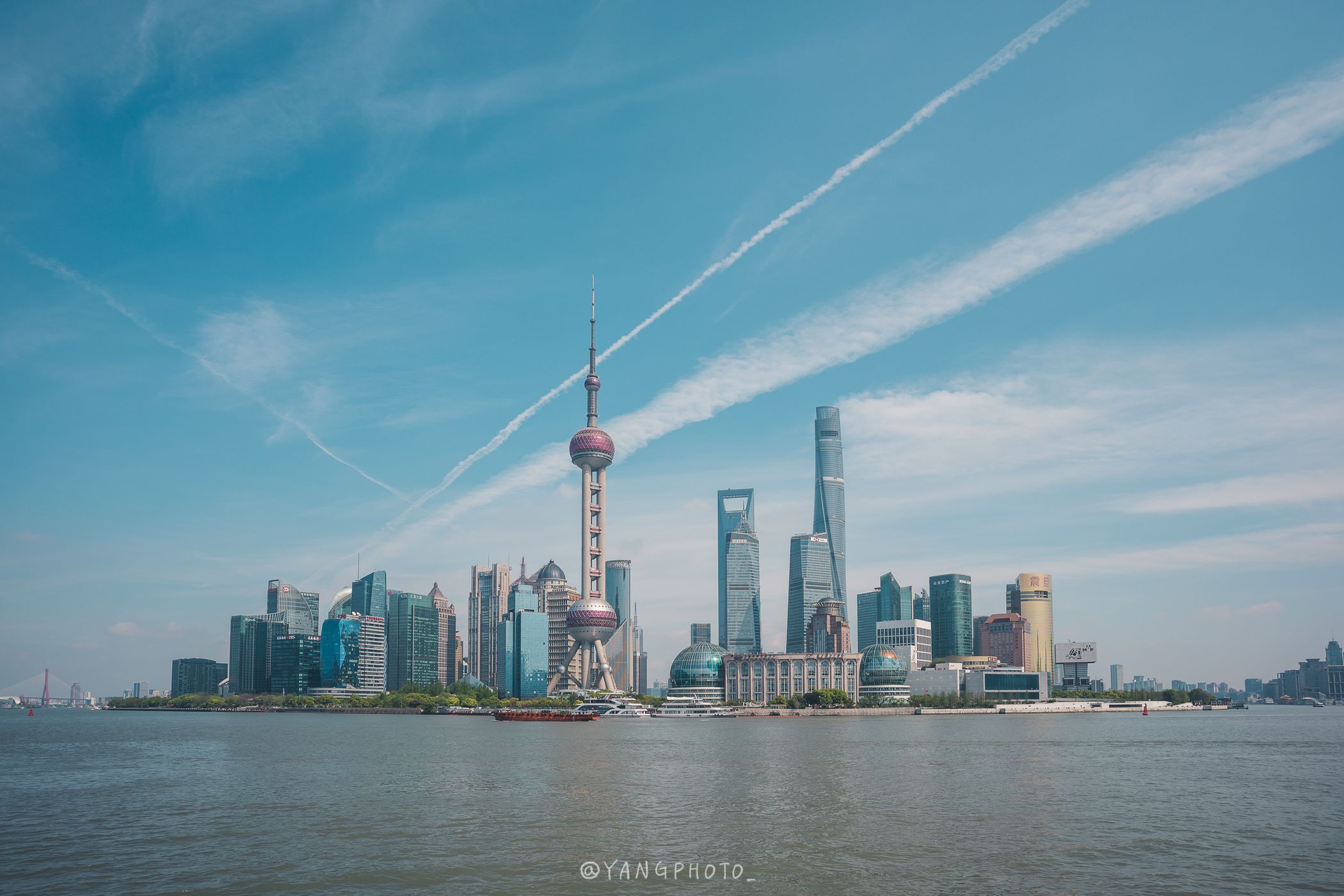 Shanghai Pudong Skyline, The Bund, China