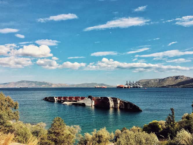 Shipwreck at Piraeus