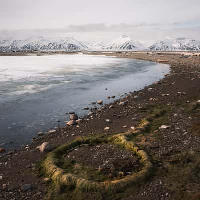 Shorelines in Wijdefjorden, Svalbard & Jan Mayen Islands