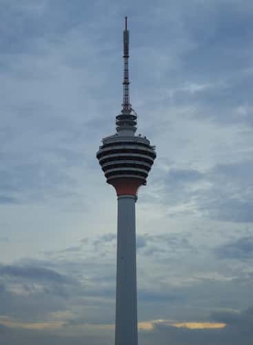 Skybar view over Kuala Lumpur Skyline