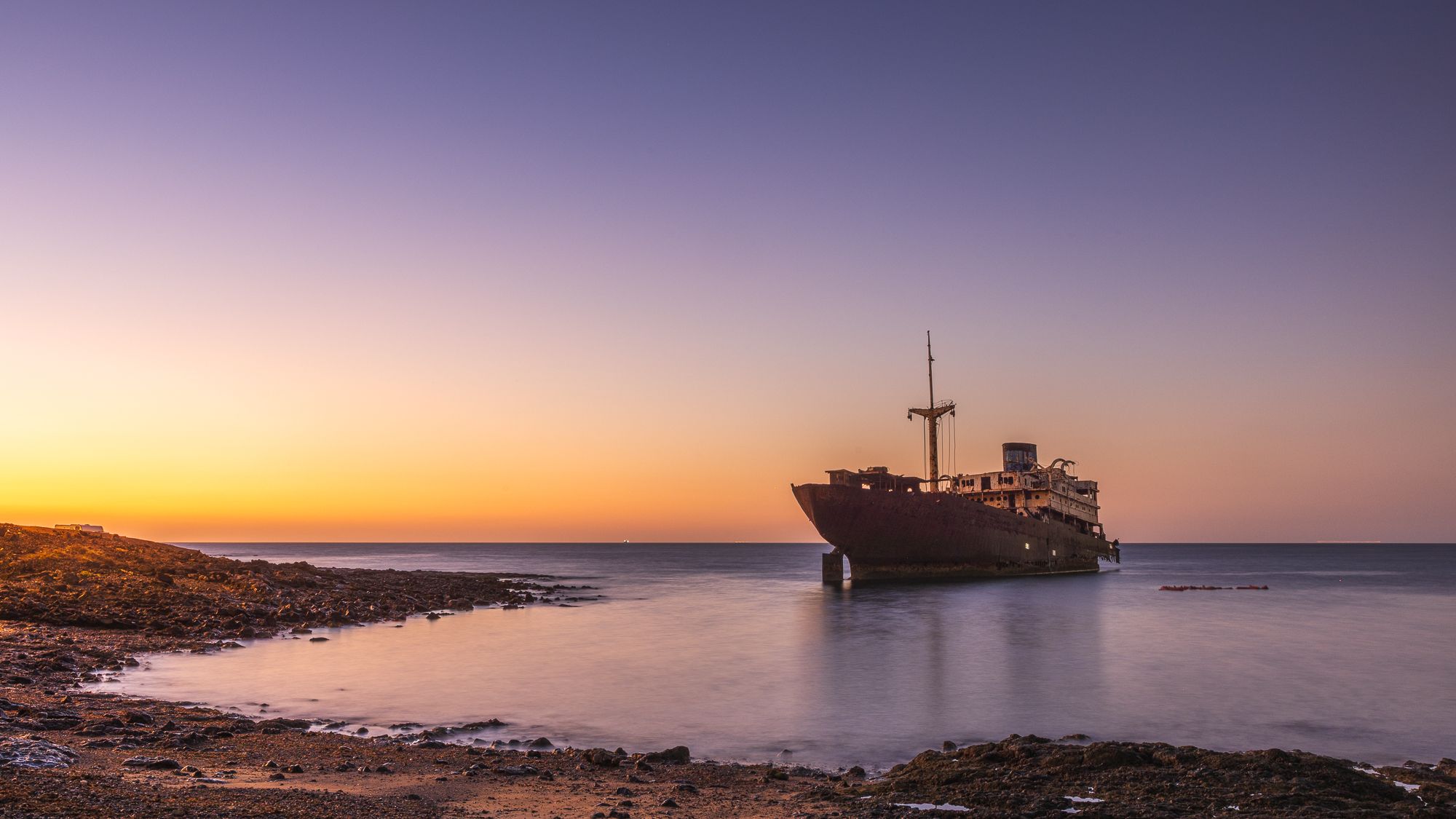 Telamon shipwreck, Arricife,Lanzarote,Spain, Spain