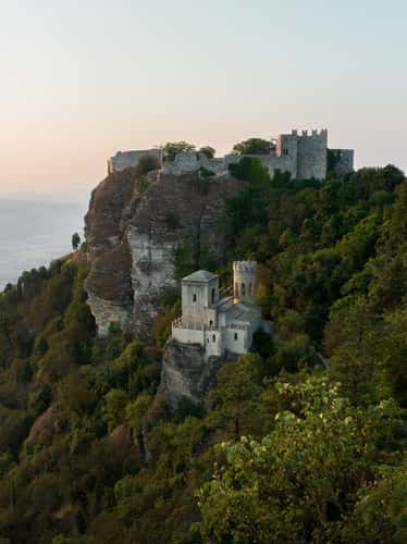 The Norman castle in Erice