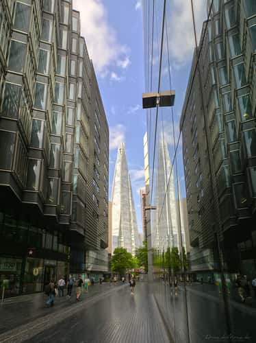 The Shard reflection