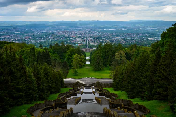 The Wasserspiele in BergparkWilhelmshöhe, Kassel