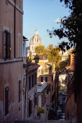 Trastevere stairs in Rome