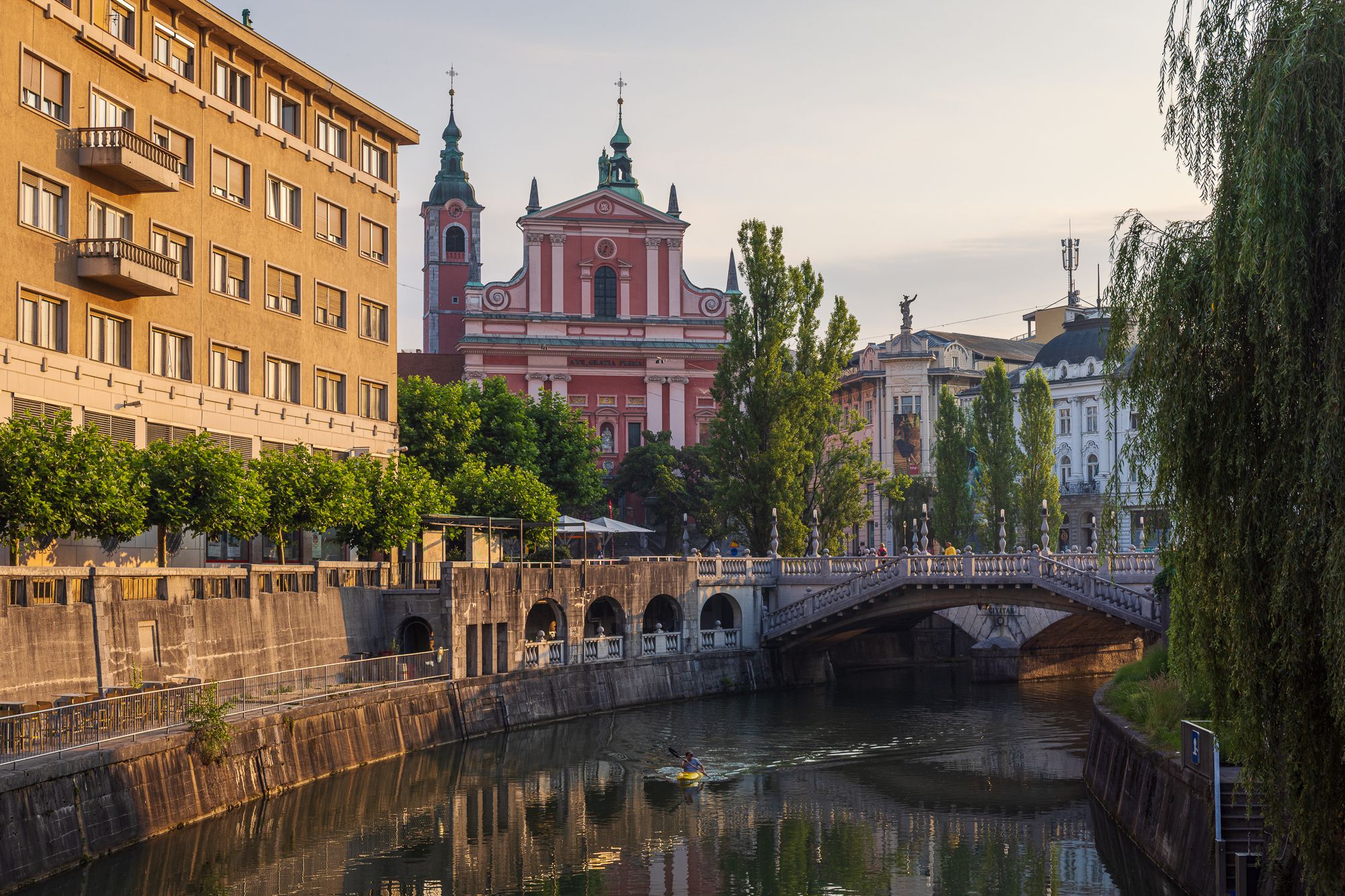 Triple Bridge and Preseren Square, Slovenia