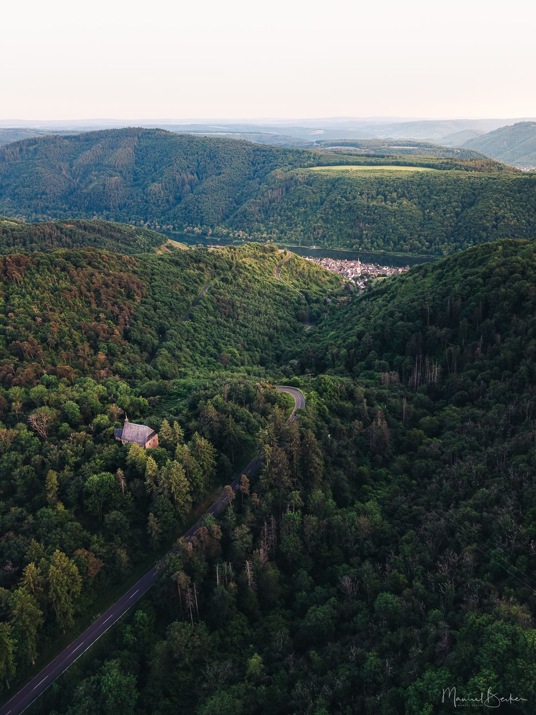 View from Ediger-Eller Kreuzkapelle, Germany
