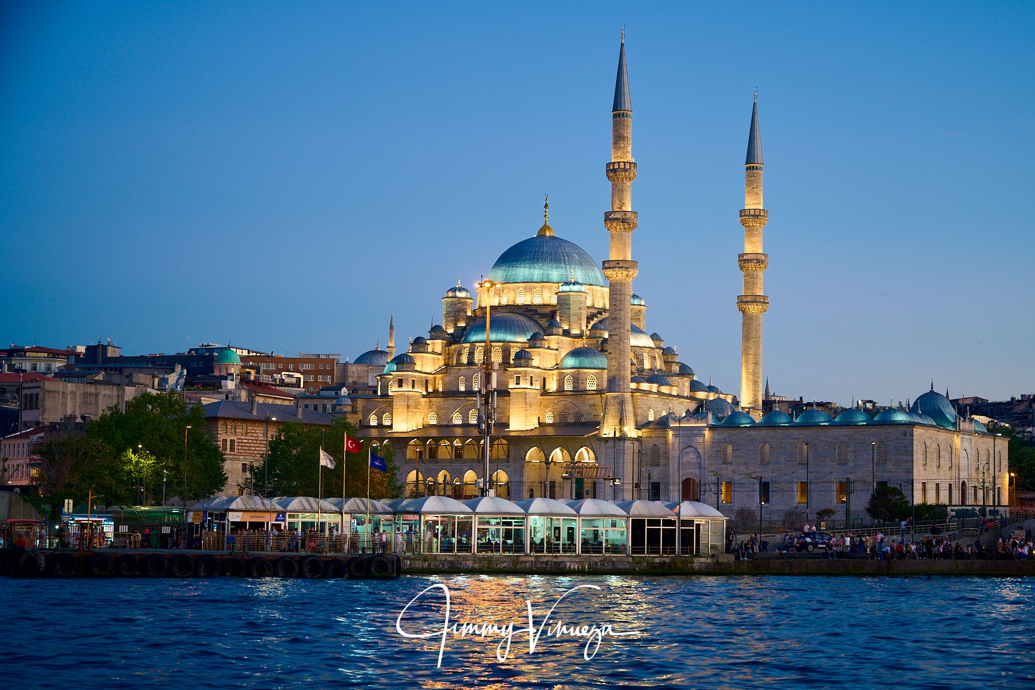 View from Galata Bridge, Istanbul, Turkey (Türkiye)