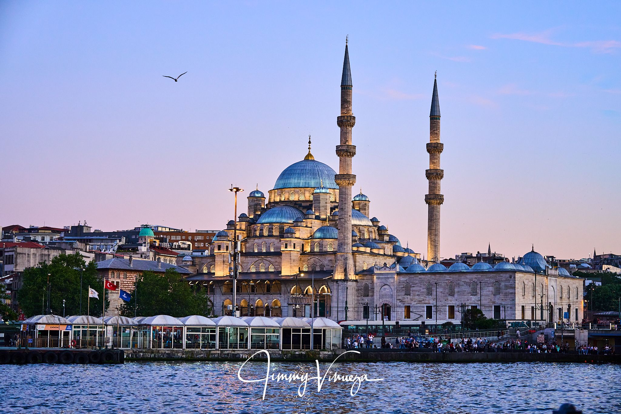 View from Galata Bridge, Istanbul, Turkey (Türkiye)