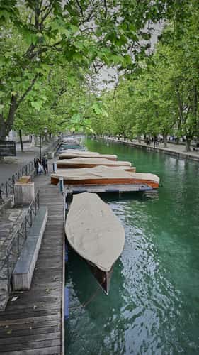 View from the Pont des Amours, Annecy