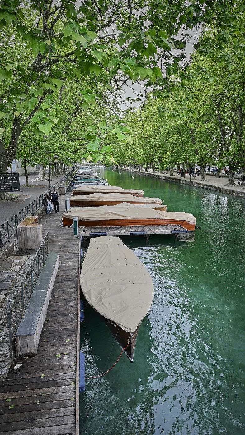 View from the Pont des Amours, Annecy, France