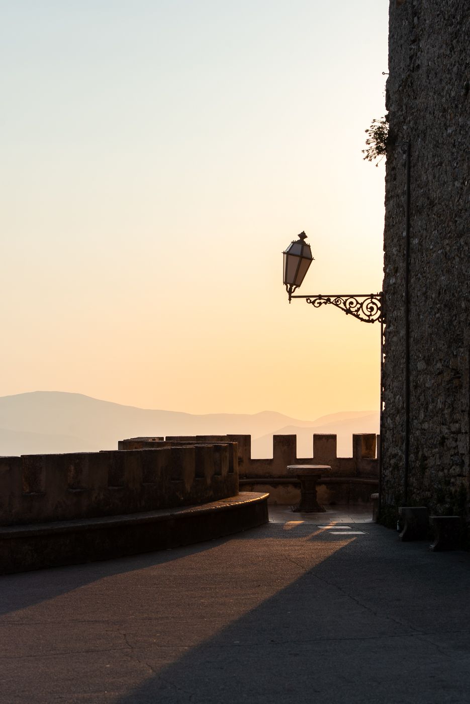 Viewpoint from Erice's castle, Italy