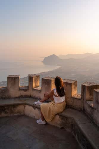Viewpoint from Erice's castle