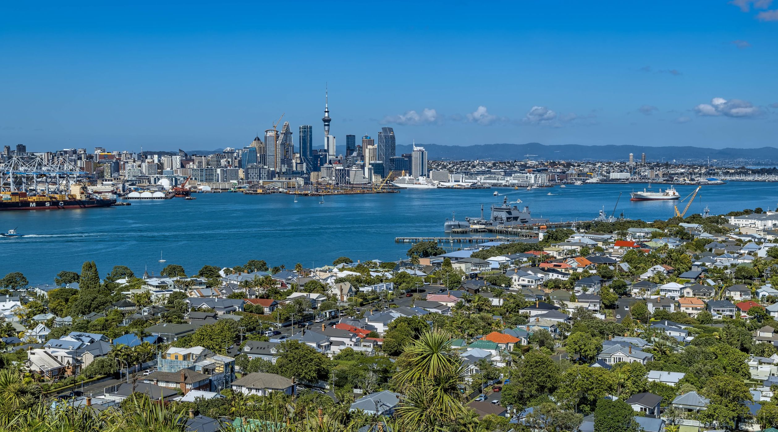 Views from Mount Victoria, Devonport, New Zealand