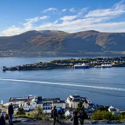 Views over Ålesund from Fjellsua Viewpoint, Norway