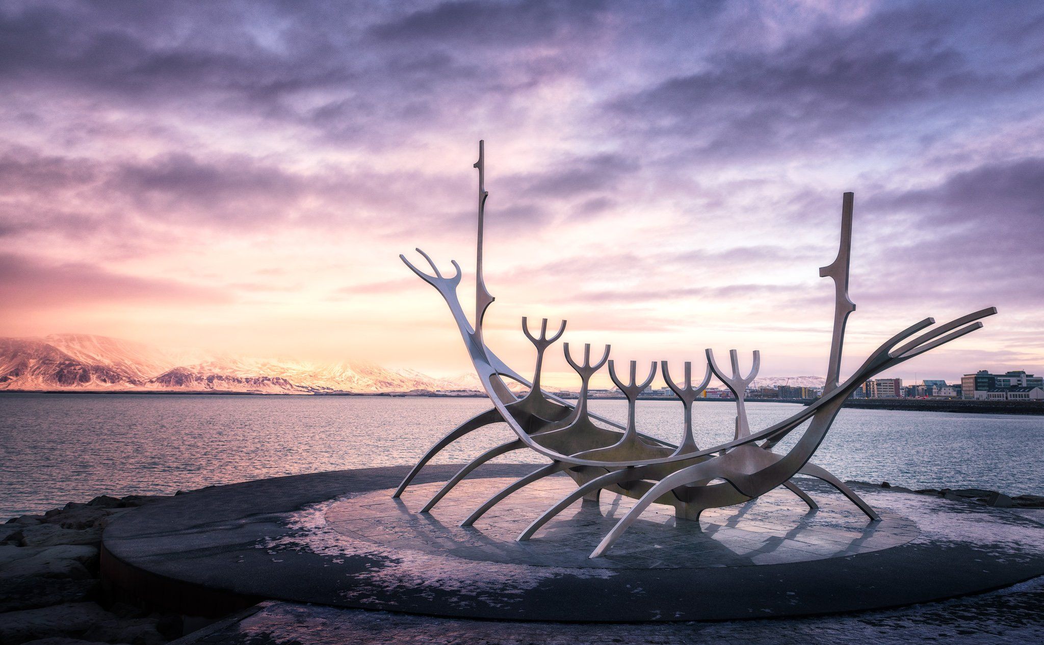Viking monument, Reykjavik, Iceland